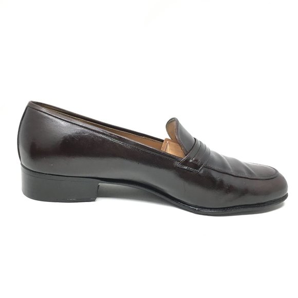 Salvatore Ferragamo Loafers Shoes Size 9 3E Brown main image 6